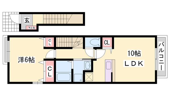 アンソレイエ・Sの物件間取画像
